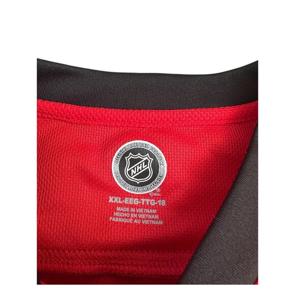 Chicago Blackhawks Red Kids Youth XXL 2XL Blank Hockey Jersey - Picture 3 of 6